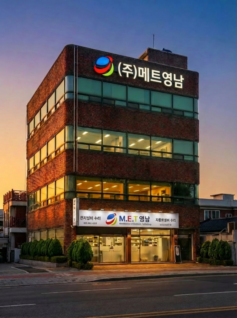 메트영남 본사 저녁