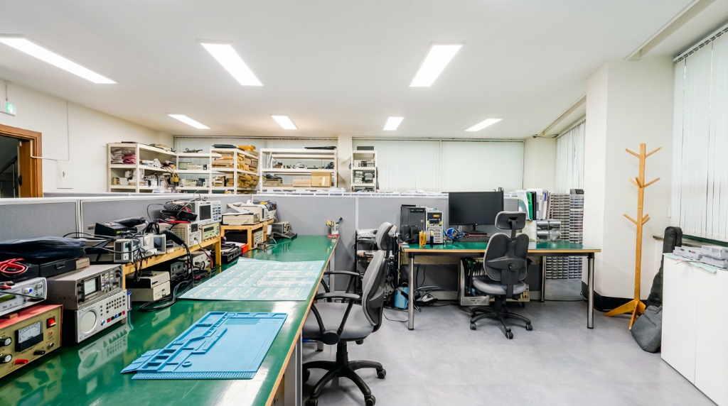 정밀 수리 작업실